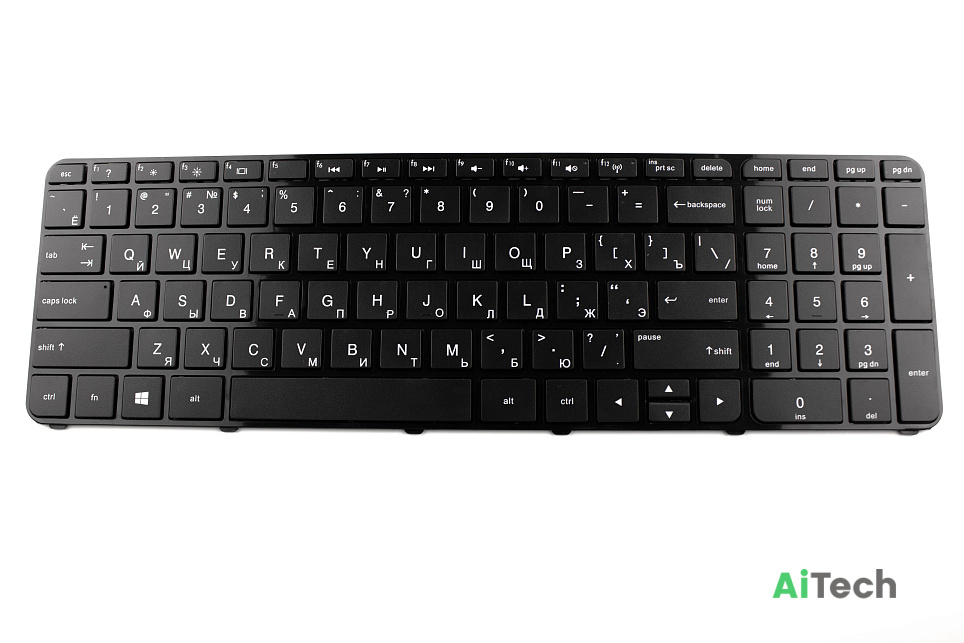 Клавиатура для HP 15-b с рамкой p/n: AEU36700010, SG-58000-XAA, AEU36700010