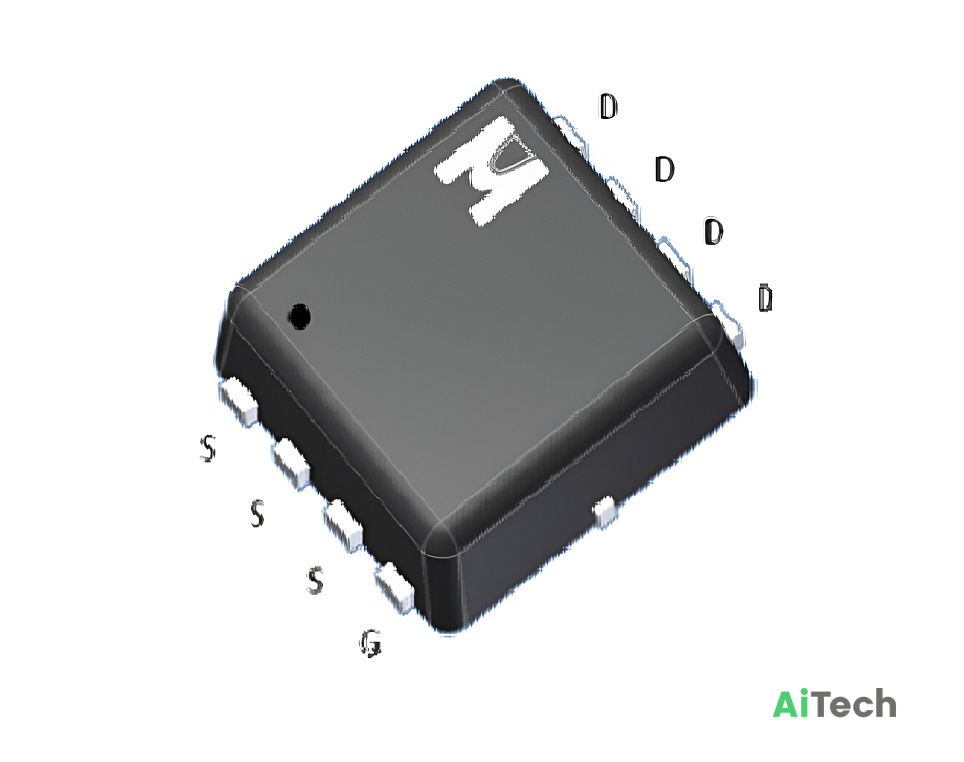 Микросхема EMB09N03V N-Channel MOSFET 30V 20A EDFN3x3 bulk