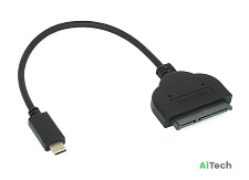 Перходник SATA на USB 3.1 TYPE-C на шнурке 20см DM-688