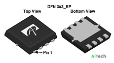 Микросхема AON7403 P-Channel MOSFET 30V 29A DFN3x3EP bulk