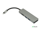 Адаптер Type C на HDMI, USB 3.0*2 + SD/TF для MacBook