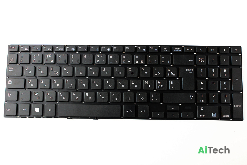 Клавиатура для ноутбука Samsung 370R5E NP450R5 вертикальный Enter p/n: CNBA5903619, BA5903619