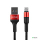 Кабель Lightning - USB 2A IQFuture IQ-UL2A для зарядки и передачи данных 1.2 метра - фото