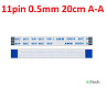 FFC FPC шлейф 11pin 0.5mm 20cm A-Type - фото